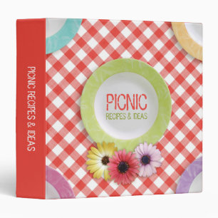 Picnic Recipes binder