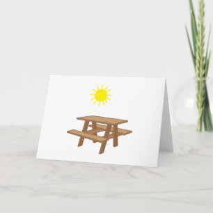 Picnic Table Card