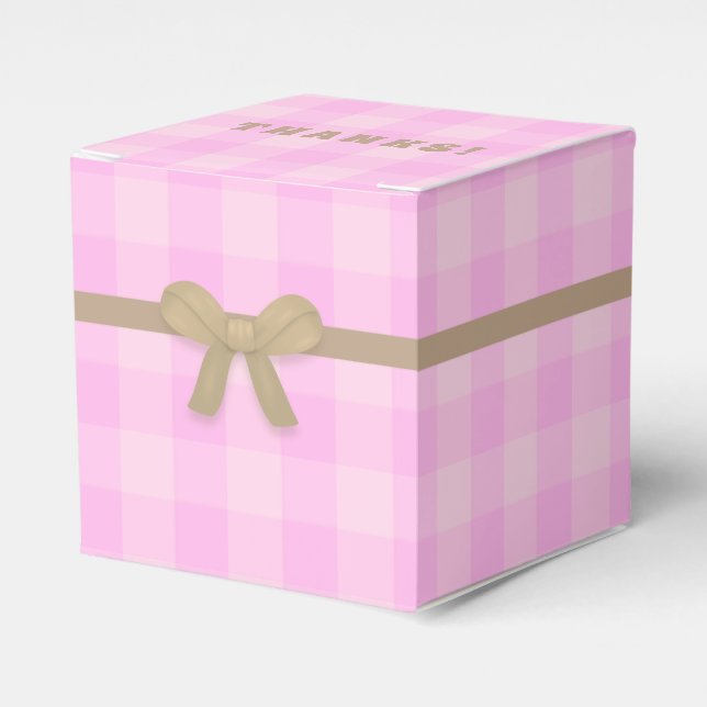 Picnic thank you favor box (Front Side)