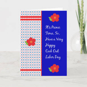 Picnic Time Card for Labour Day