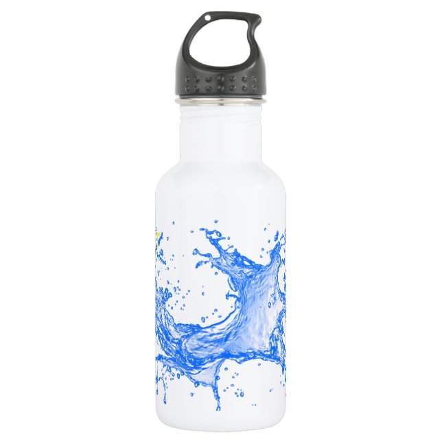 Picnic white water bottle . (Front)