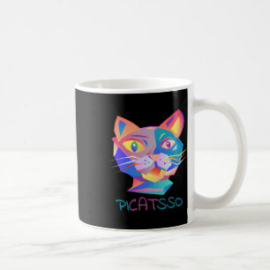 Pico Art Funny Abstract Cat Coffee Mug