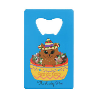 Pico de Gato bottle opener Credit Card Bottle Opener