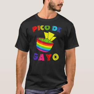 Pico De Gayo  Cute Trendy Mexican Gay Pride T-Shirt