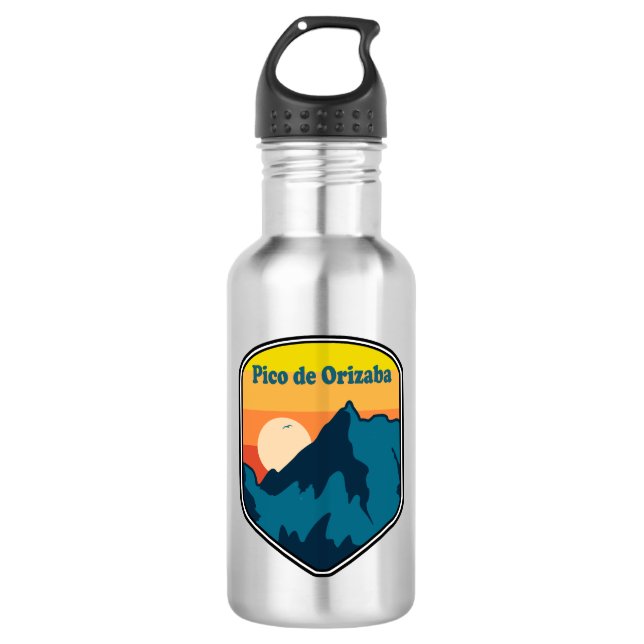 Pico de Orizaba Mexico Sunrise 532 Ml Water Bottle (Front)
