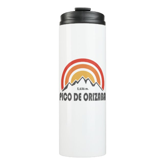 Pico de Orizaba Mexico Thermal Tumbler (Front)