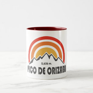 Pico de Orizaba Mexico Two-Tone Coffee Mug
