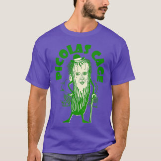 Picolas Cage Funny celebs Meme Cuber Pickle Cute T-Shirt