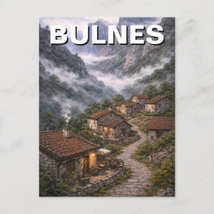 PIcos de Europa Bulnes Spain Travel Postcard