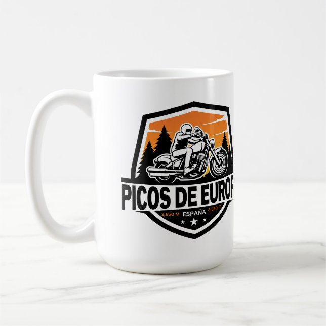 Picos de Europa spanish Cantabrian Mountains Motor Coffee Mug (Left)