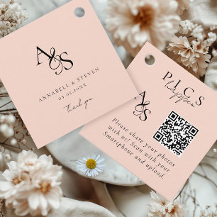 Pics happen! Photo, QR-Code, Wedding Favour Tags
