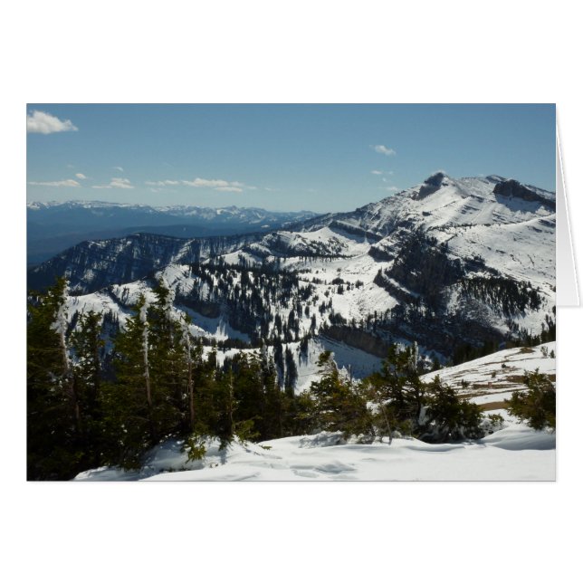 Pics neigeux du Grand Teton (Devant Horizontal)