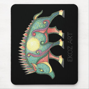 Pictish Boar Sun Mouse Pad