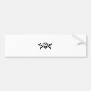 Pictish crescent and v-rod bumper sticker
