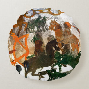 Pictish Heritage Round Pillow