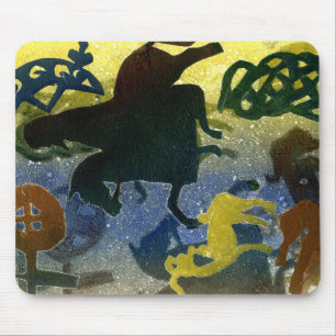 Pictish Horsemen Mouse Pad