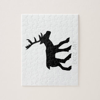 Pictish Stag Cutout Jigsaw Puzzle