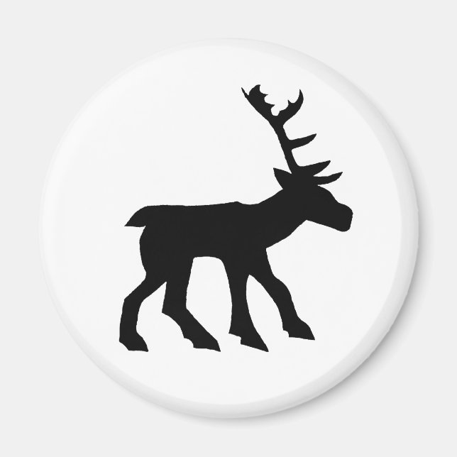 Pictish Stag Cutout Magnet (Front)