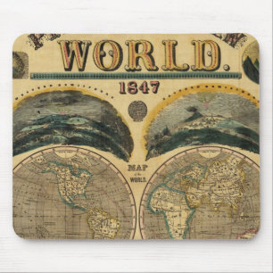 Pictorial View of the World Mouse Pad