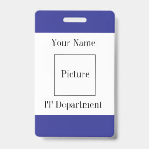 Picture badge tag