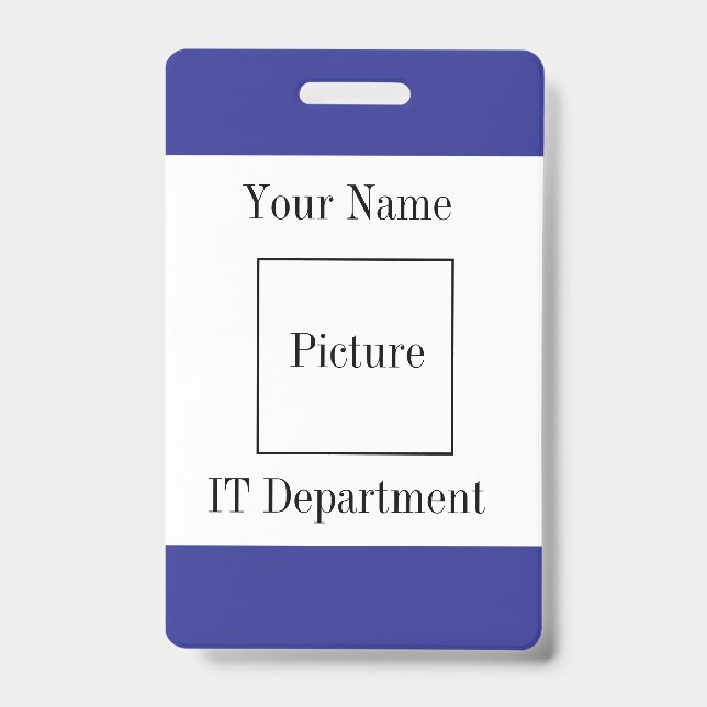 Picture badge tag (Front)