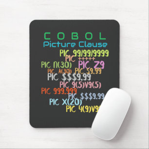 Picture Clause in Cobol Programming  Mouse Pad