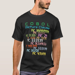 Picture Clause in Cobol Programming T-Shirt
