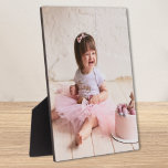 Picture Frame Easel Back Frameless Photo Holder<br><div class="desc">Tabletop plaque with a built-in easel features your favourite photo put directly on the hardboard panel for a stunningly crisp image with an easy wipe clean surface. Great as a gift or to display your favourite photo in your home. TIP: If using square plaque, crop your photo to square BEFORE...</div>