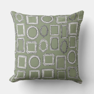 picture frames herb throw pillow