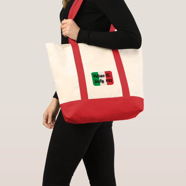 Picture It...Sicily, 1922 - Italian Flag Tote Bag (Front (Product))