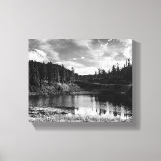 Picture Lake in the North Cascades Canvas Print