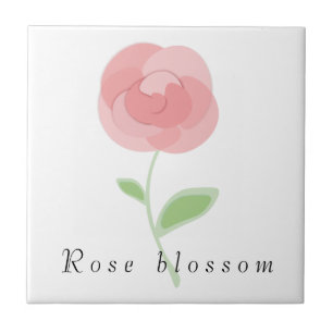Picture of a rose flower round cushion coffee mug  tile