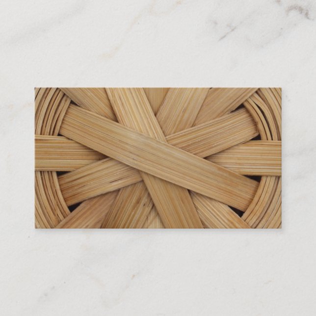 Picture of Basket Pattern. Business Card (Front)