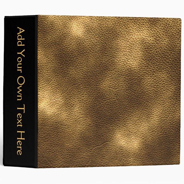 Picture of Brown Leather. Binder (Front/Spine)
