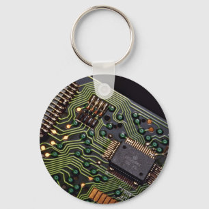 Picture of Circuit board from pocket calculator Keychain