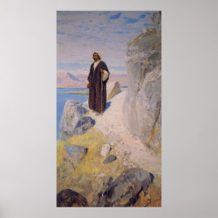 Picture of Jesus returning to Galilee Poster