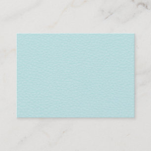 Picture of Light Turquoise Leather. Business Card