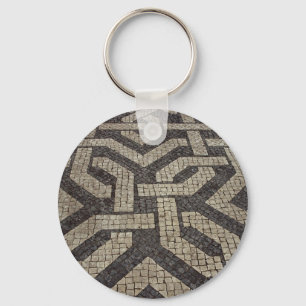Picture of Mosaic, Lisbon, Portugal Keychain