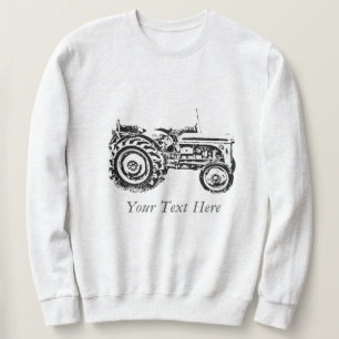 picture of old grey massy tractor  sweatshirt