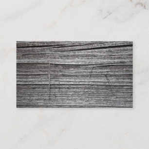 Picture of Old Splintering Wood. Business Card