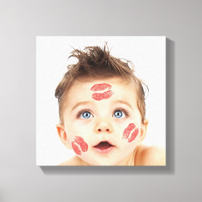 Picture of Small Cute Cupid Canvas Print (Front)