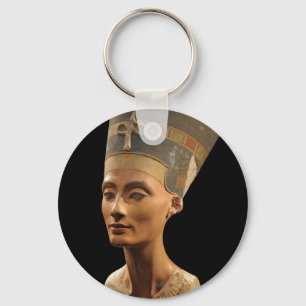 Picture of the Nefertiti Bust in Neues Museum Keychain