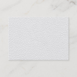 Picture of White Leather. Business Card