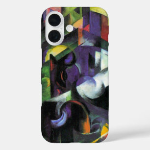 Picture with Cattle by Franz Marc, Vintage Art iPhone 16 Case