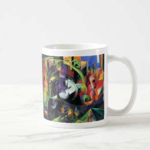 Picture with Cattle by Franz Marc, Vintage Art Coffee Mug