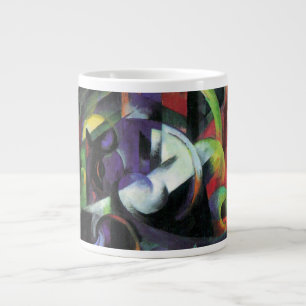 Picture with Cattle by Franz Marc, Vintage Art Large Coffee Mug