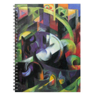 Picture with Cattle by Franz Marc, Vintage Art Notebook