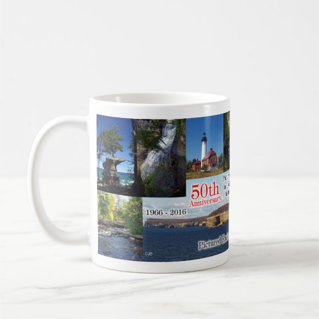 Pictured Rocks 50th Anniversary Mug multi pict (Left)