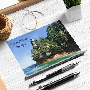 Pictured Rocks In Michigan Postcard