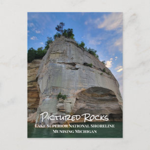 Pictured Rocks Lake Superior National Shoreline Postcard